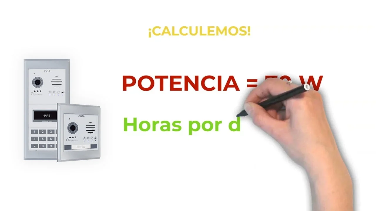 CUÁNTO CONSUME UN PORTERO AUTOMÁTICO